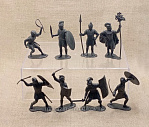 Римские легионеры, Н 8 шт (серый цвет, без вкладыша) Донецкий завод игрушек - фото